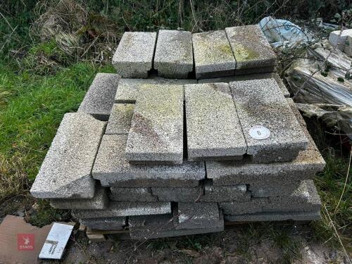 PALLET OF BEAM & BLOCKS (6)