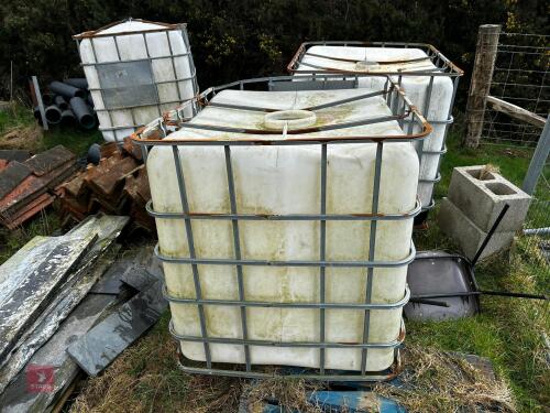 3 IBC TANKS