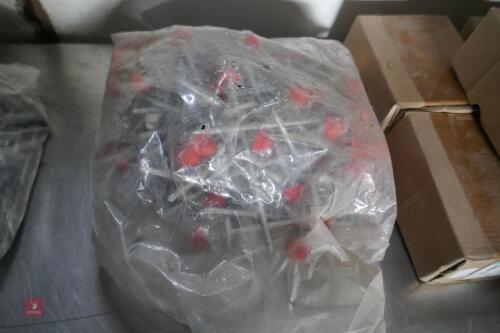 BAG OF RED ROOFING TECH SCREWS