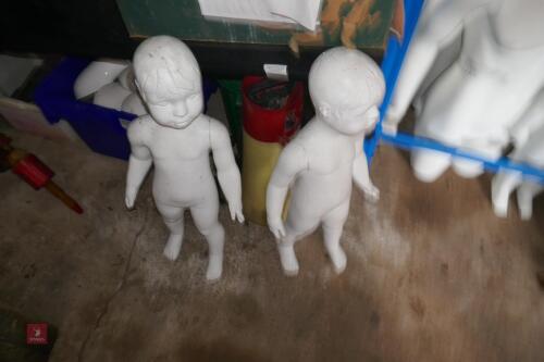 PAIR OF CHILD MANNEQUINS