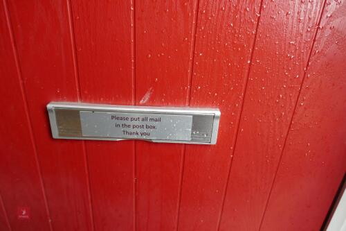 RED COMPOSITE DOOR