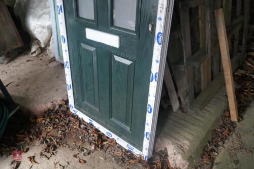 GREEN COMPOSITE DOOR