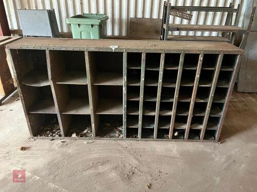 WORKSHOP STORAGE RACK (12)
