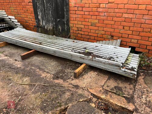 PALLET OF CORRUGATED TIN SHEETS (43)