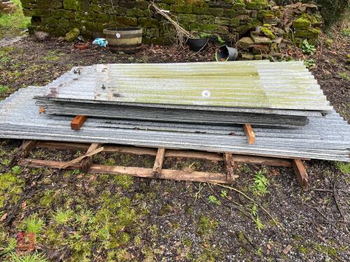 2 PALLETS OF GALV CORRUGATED TIN (46)
