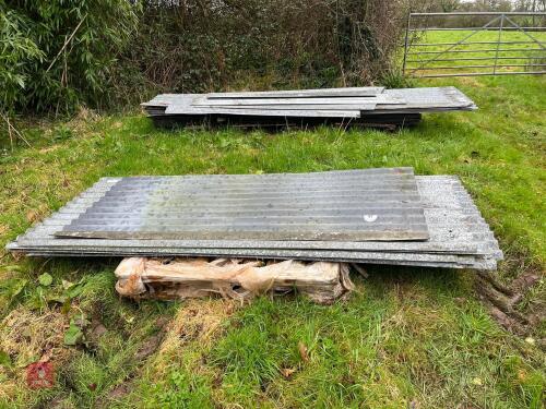 2 PALLETS OF GALV CORRUGATED TIN (47)