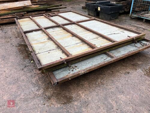 5 MIXED SHEETED DOORS (48)