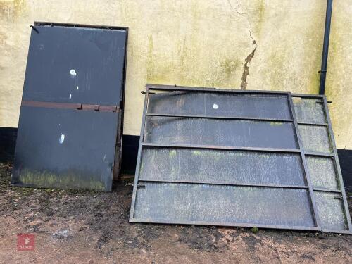 4 SHEETED DOORS (34)