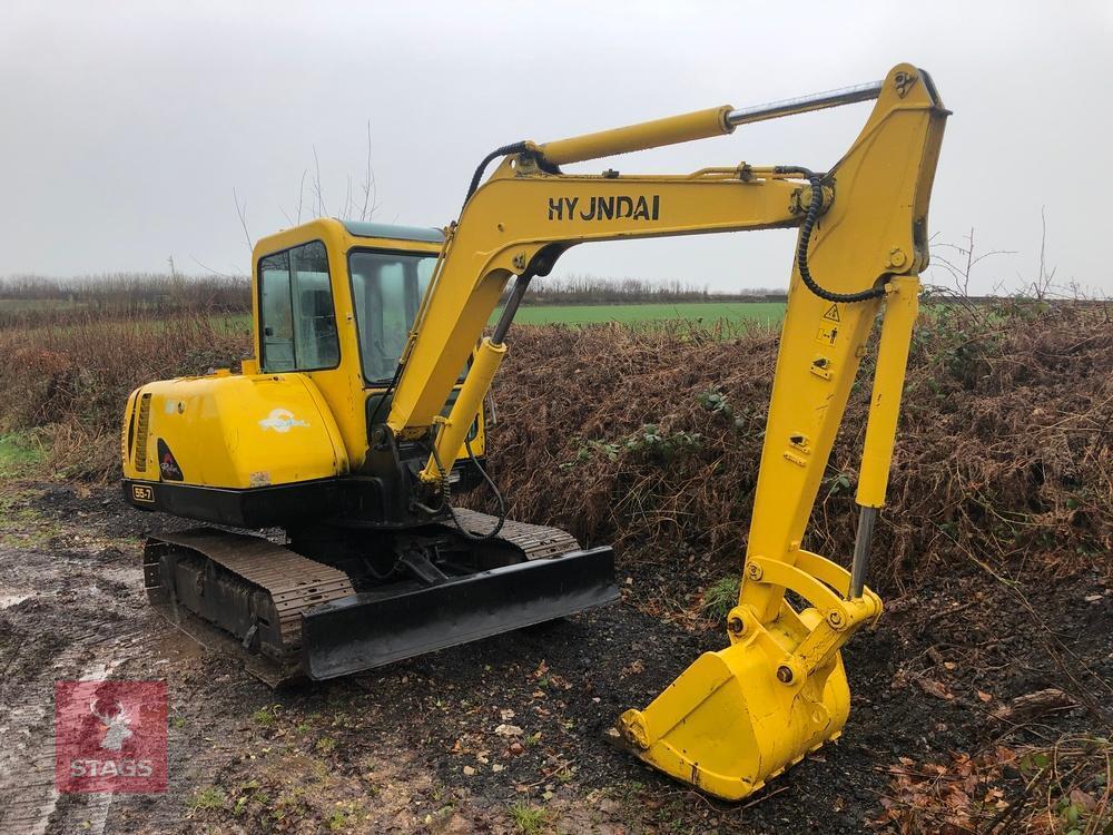 HYUNDAI R55-7 EXCAVATOR