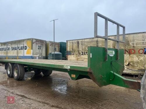2013 STAINES 32' TWIN AXLE BALE TRAILER