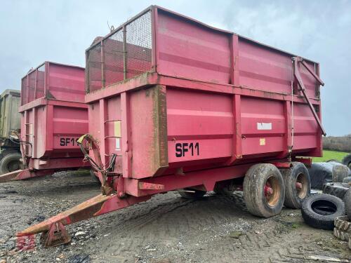 2007 RICHARD WESTERN SF11 SILAGE TRAILER