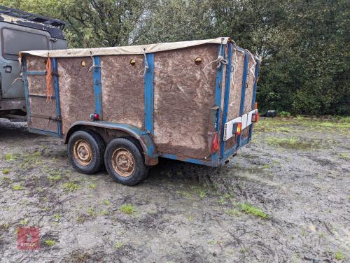 8' X 4' TWIN AXEL LIVESTOCK TRAILER