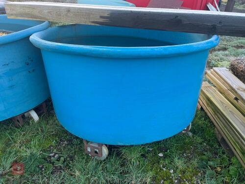 LARGE BLUE TROUGH/TUB