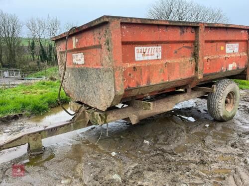 GRIFFITHS SINGLE AXLE TIPPING TRAILER