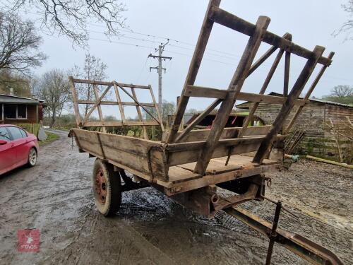 VINTAGE HAY/ BALE TRAILER