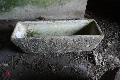 29'' X 9'' X 9'' SANDSTONE TROUGH (14)
