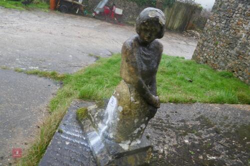 LEG STATUE OF WOMAN KNEELING