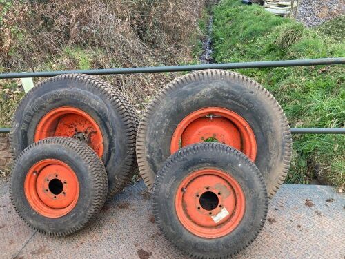 1 SET KUBOTA GRASS TYRES