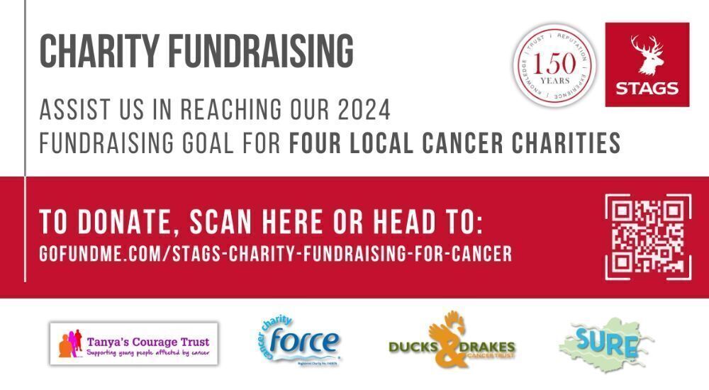 DONATE TO STAGS 150 YEARS CHARITY