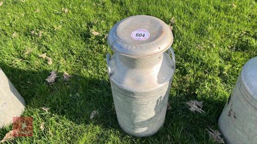 ALUMINIUM MILK CHURN