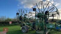 2013 KRONE SWADR0 1400 PLUS 4 ROTOR RAKE - 9