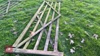 12' WOODEN GATE - 5
