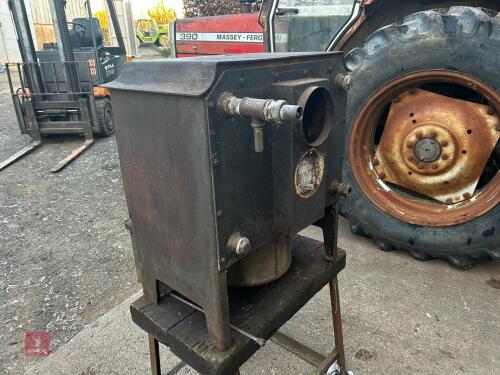 LARGE OIL FUELED STOVE