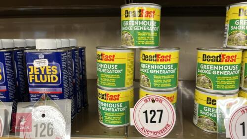 5 CANS OF GREENHOUSE SMOKE GENERATOR