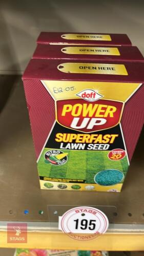 3X 500G BOXES OF DOFF FAST LAWN SEED