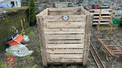 LRG WOODEN CRATE