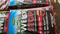 5X 90L BAGS OF WEED STOP GOWING COVER - 4