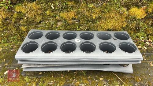 9 LRG PLANT POT HOLDER TRAYS