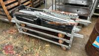 5 DANISH PLANT TROLLIES ON CASTOR WHEELS - 6