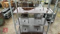 DANISH PLANT TROLLY ON CASTOR WHEELS - 2