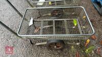 3' X 1' 10'' METAL PLANT TROLLEY - 2