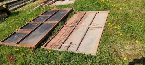 2 SHEETED DOOR/GATES