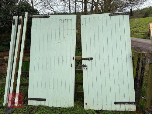 HARDWOOD GARAGE DOORS WITH FRAME