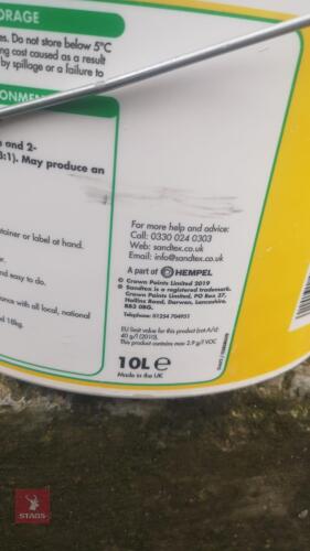 6 X 10LTR OF EXTERIOR MAGNOLIA PAINT