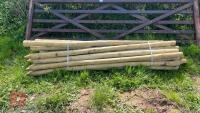25 2.4M WOODEN STAKES - 2