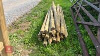25 2.4M WOODEN STAKES - 9