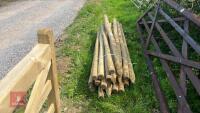 25 2.4M WOODEN STAKES - 10