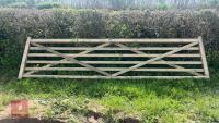 15' WOODEN GATE
