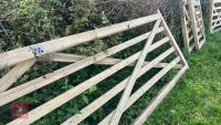 15' WOODEN GATE - 9