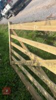 15' WOODEN GATE - 12