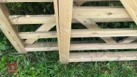 4' WOODEN HUNTING GATE (DAMAGED) - 6