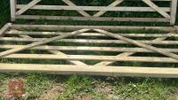 10' WOODEN GATE - 3