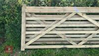 10' WOODEN GATE - 8