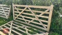 8' WOODEN GATE - 5