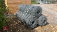 3 ROLLS OF 6' 8'' STOCK NETTING - 5