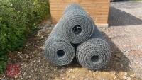 3 ROLLS OF 6' 8'' STOCK NETTING - 6